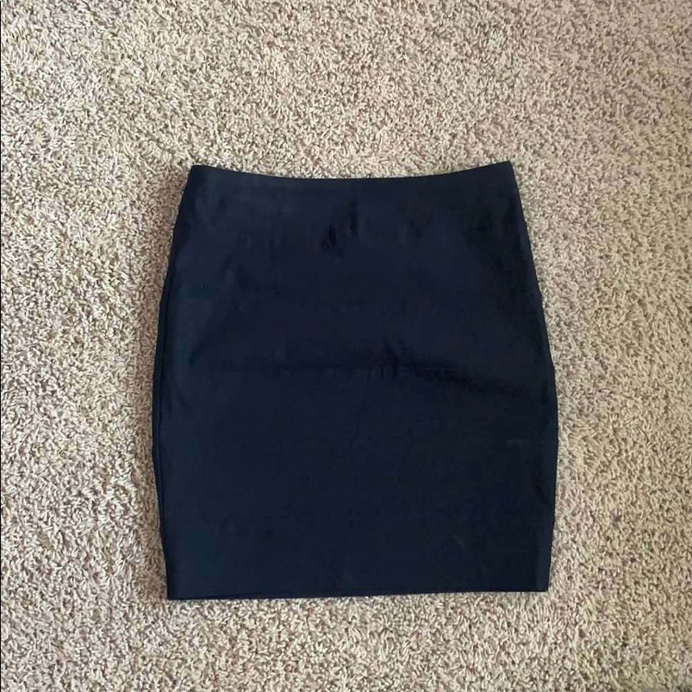 Paneled mini skirt
